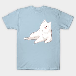 Cute Samoyed dog drawing T-Shirt